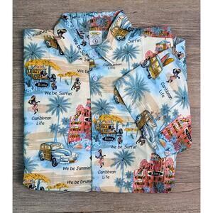 Mint Condition Men's 100% Terivoile Rima Hawaiian Shirt Size Large